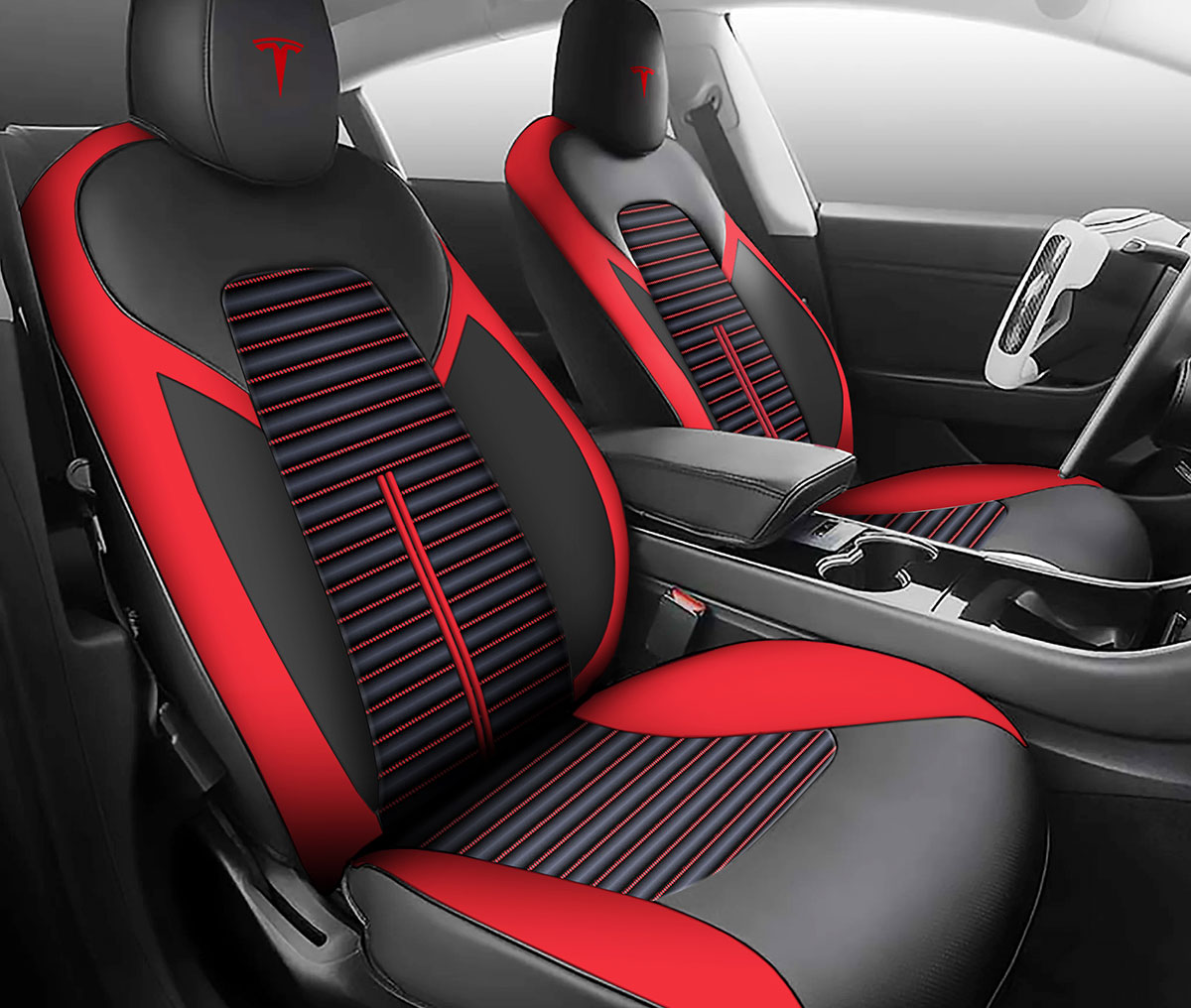 Signature Series Stripe Pattern Car Seat Covers - Gallery 1