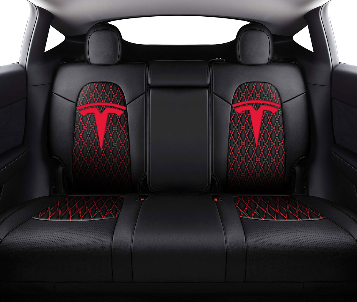 Revved Series Diamond Pattern Car Seat Covers - Gallery 2