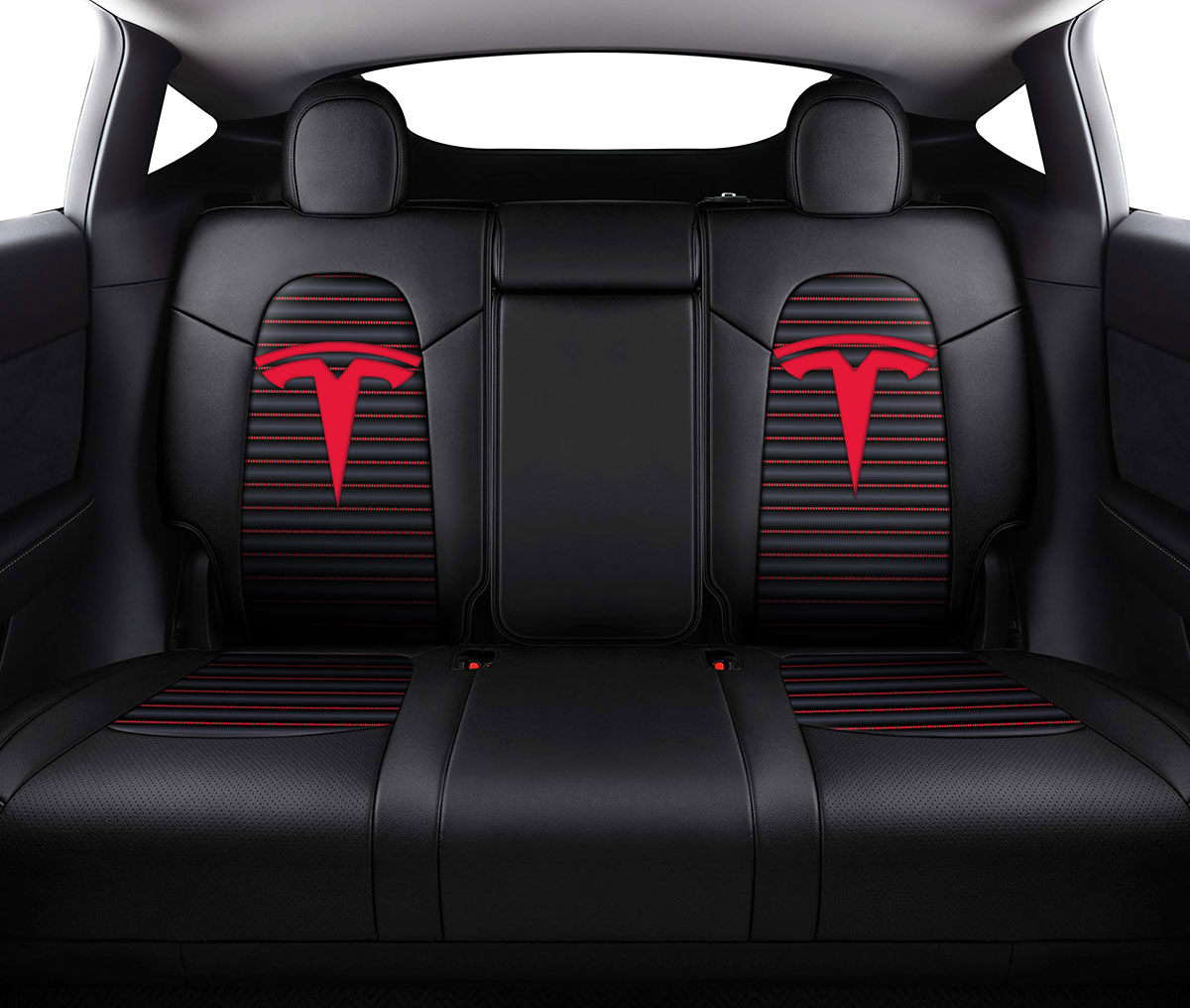 Revved Series Stripe Pattern Car Seat Covers - Gallery 2