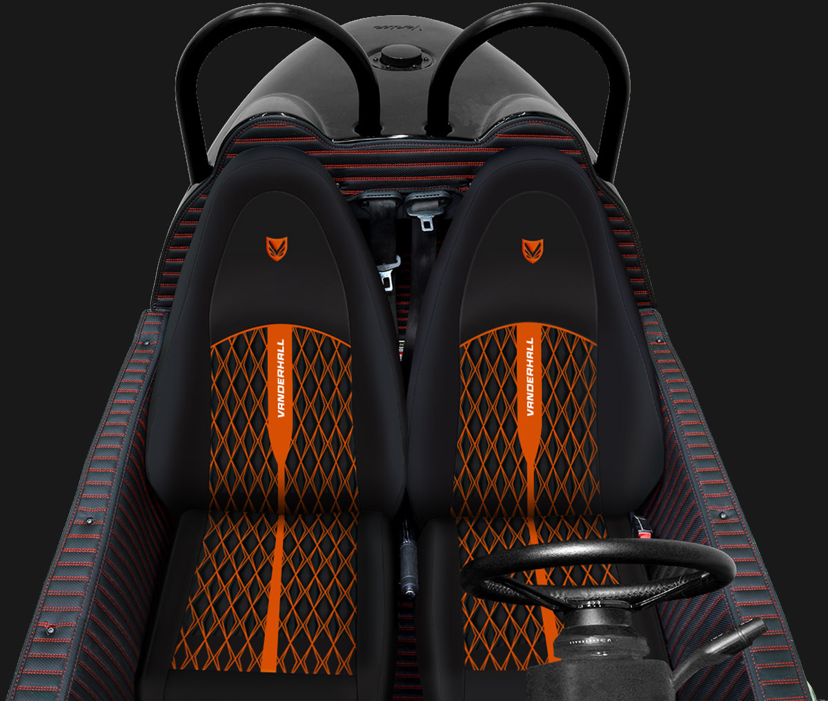 Vanderhall Signature Series Diamond Pattern Seat Covers - Gallery 1