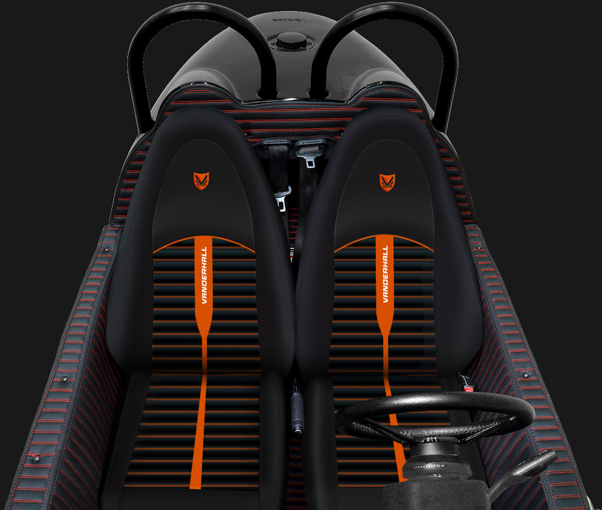 Vanderhall Signature Series Stripe Pattern Seat Covers - Gallery 1