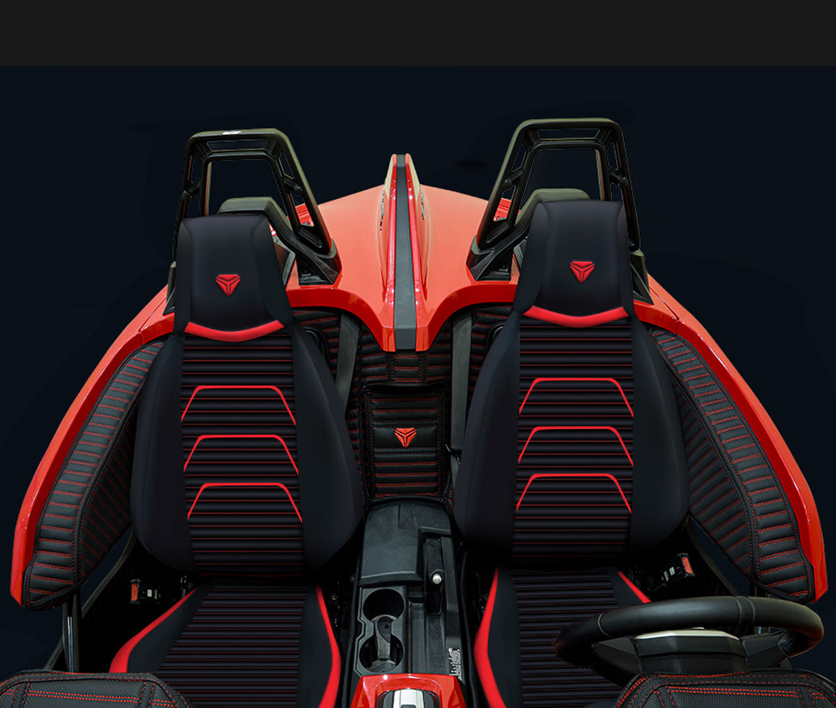 Slingshot Supreme Series Stripe Pattern Seat Covers - Gallery 1