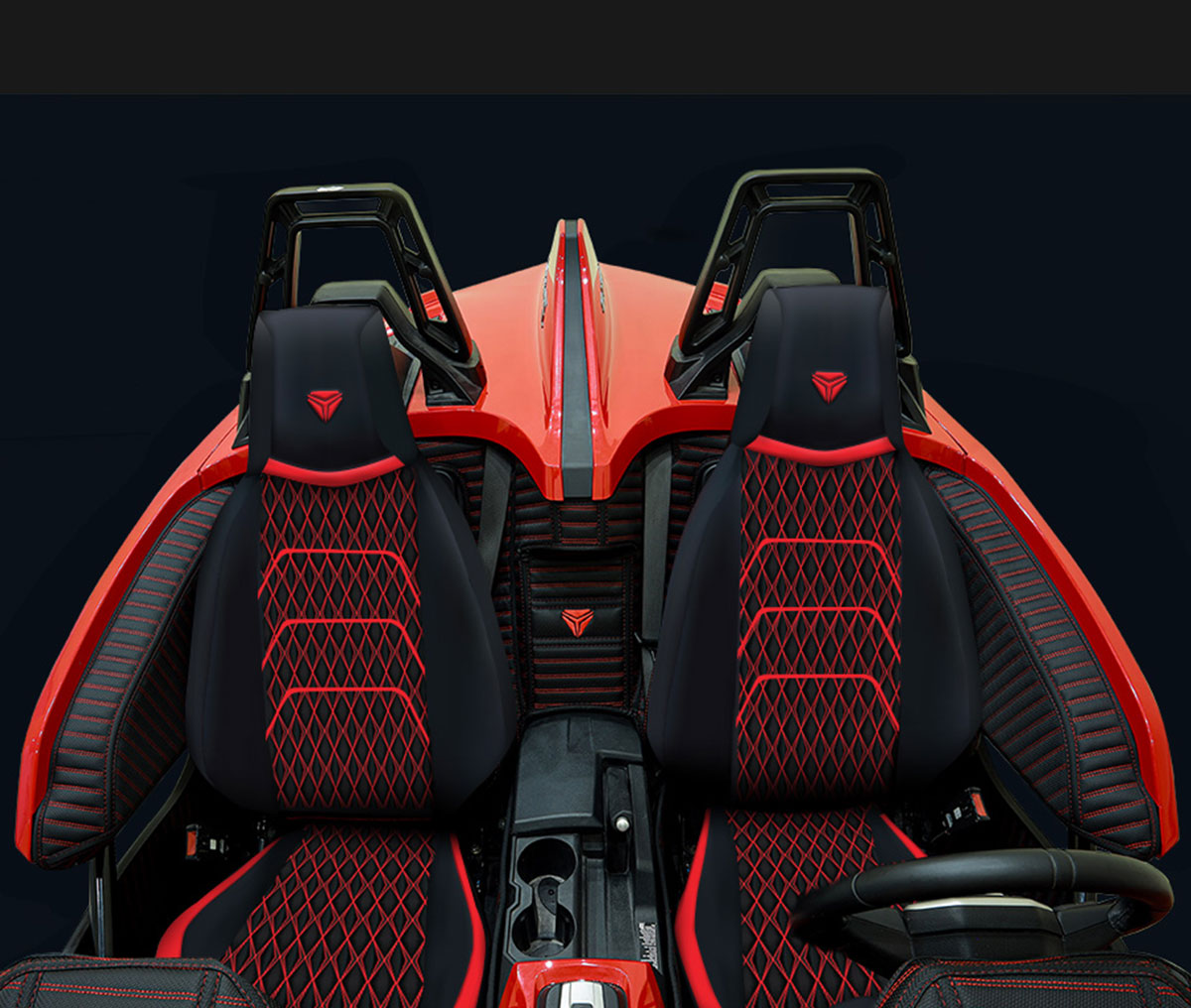 Slingshot Supreme Series Diamond Pattern Seat Covers - Gallery 1