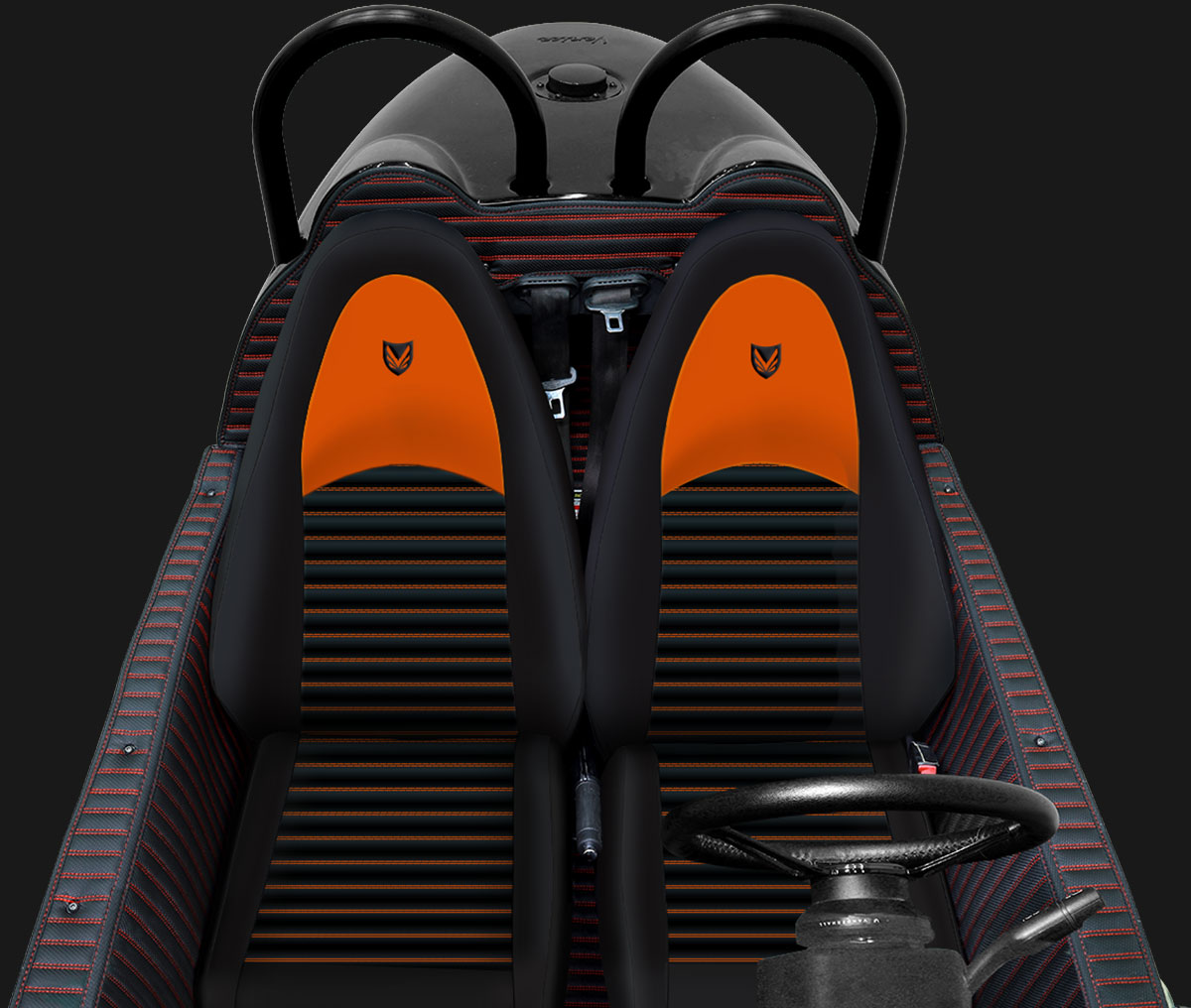 Vanderhall Supreme Series Stripe Pattern Seat Covers - Gallery 1
