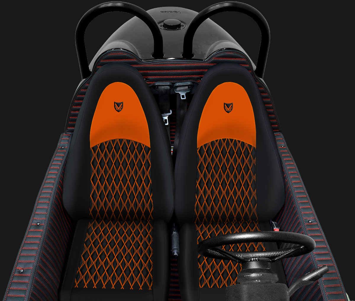 Vanderhall Supreme Series Diamond Pattern Seat Covers - Gallery 1