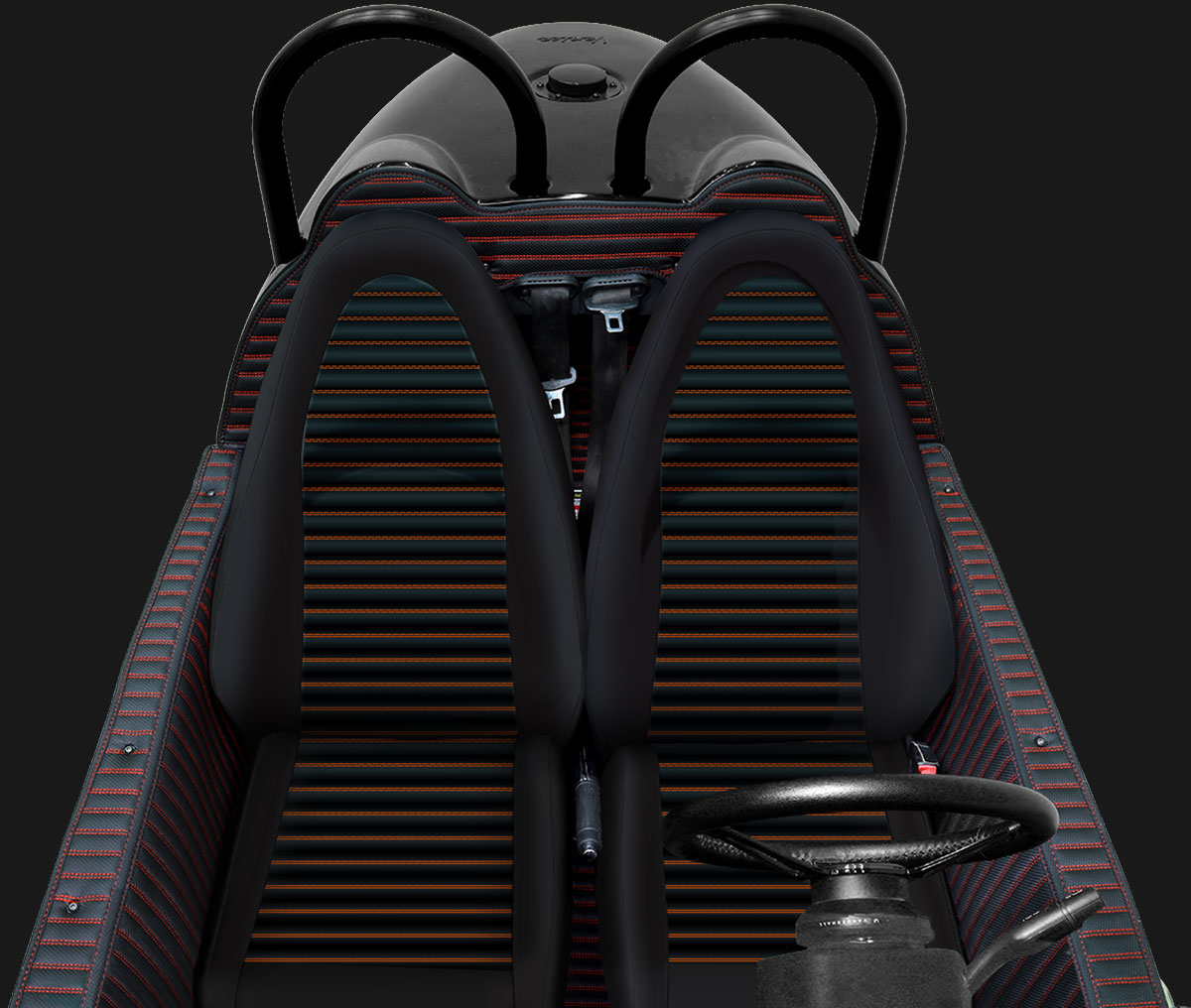 Vanderhall Ultra Series Stripe Pattern Seat Covers - Gallery 1
