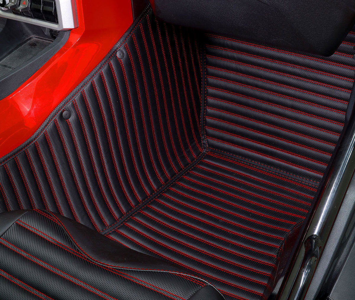 Single Layer Carbon Finish Slingshot Floor Mats