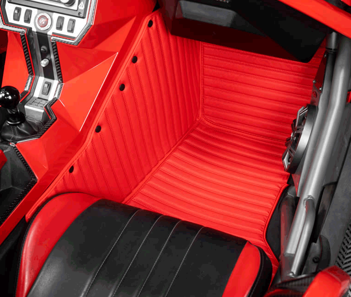 Single Layer Stripe Pattern Slingshot Floor Mats