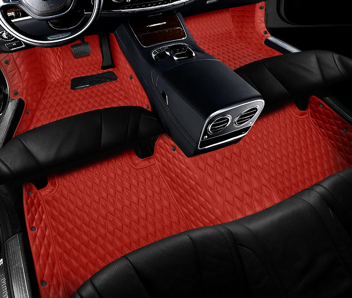 Double Layer Diamond Pattern Car Floor Mats | X1Mats