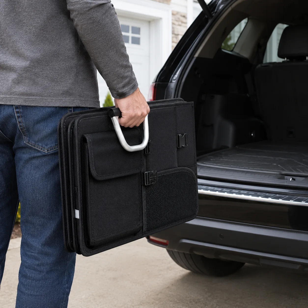 Foldable Oxford Trunk Organizer - Gallery 3