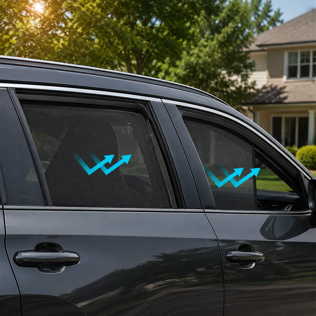 Custom-Fit Truck Window Sunshade - Gallery 3